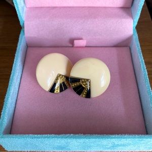 Vintage Art Deco stud earrings